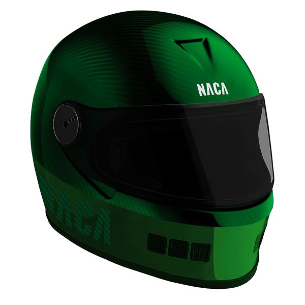 Full Face Naca Le Castellet Green Carbon Full Face Naca Le Castellet Green Carbon