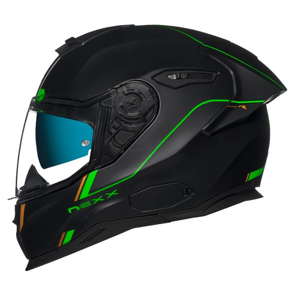 Full Face Nexx SX.100R Frenetic Green Black Mat