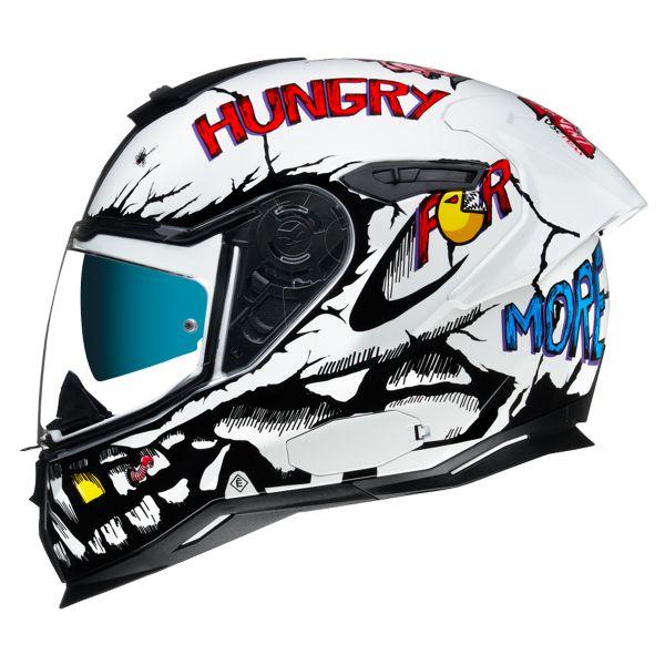 Full Face Nexx SX.100R Hungry Miles White