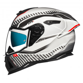 Casque Full Face Nexx SX.100R Skidder White Red Mat Casque Full Face Nexx SX.100R Skidder White Red Mat