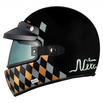 Casque Full Face Nexx X.G100 Checkmate Black Mat Casque Full Face Nexx X.G100 Checkmate Black Mat