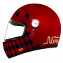Casque Full Face Nexx X.G100 R Checkmate Burgundy
