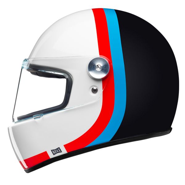 Full Face Nexx X.G100 R Speedway White Blue