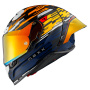 Casque Full Face Nexx X.R3R Glitch Racer Orange Blue