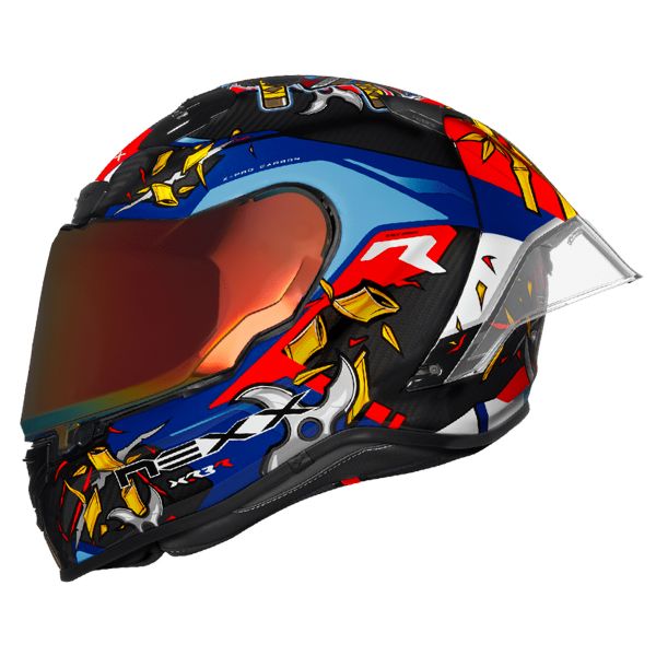 Full Face Nexx X.R3R Izo Blue Red