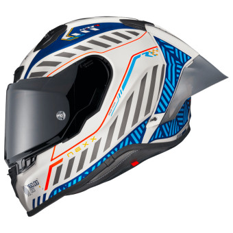 Nexx X.R3R Out Brake White Blue + Kit Bluetooth BT Mini