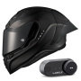 Casque Full Face Nexx X.R3R Zero Pro 2 Carbon Black Matt + Kit Bluetooth Lokui K30
