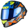 Casque Full Face Nexx X.R3R Ziger Orange Blue
