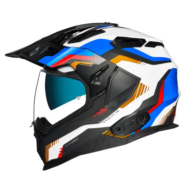 Full Face Nexx X.WED2 Columbus Blue Gold