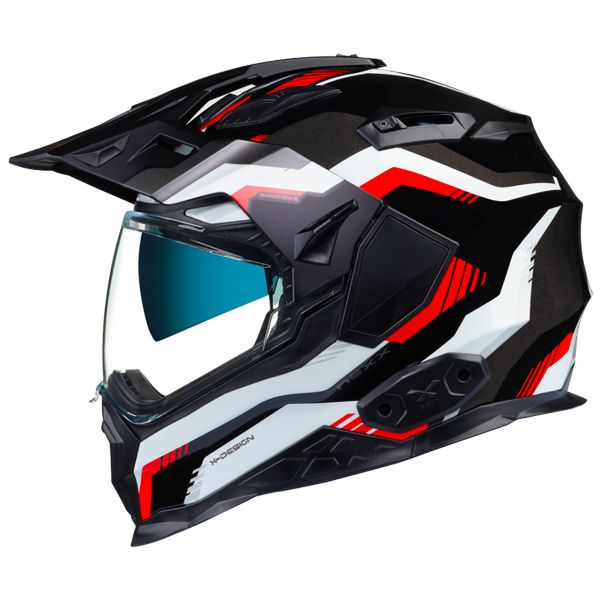 Full Face Nexx X.WED2 Columbus Grey Red Black