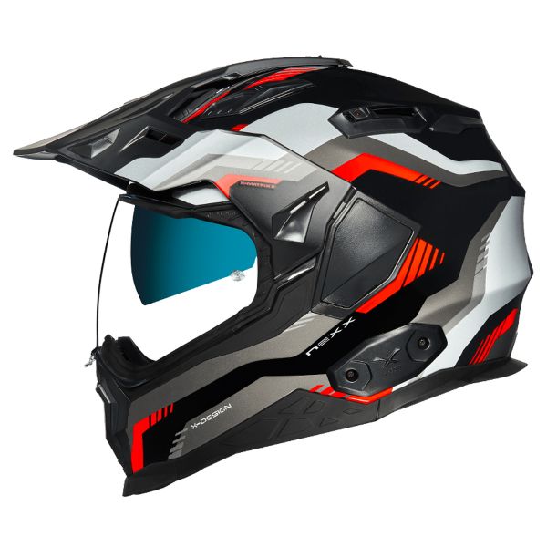 Full Face Nexx X.WED2 Columbus Red Grey