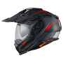 Casque Full Face Nexx X.WED3 Keyo Grey Red Matt