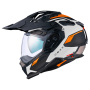 Casque Full Face Nexx X.WED3 Keyo White Orange Matt