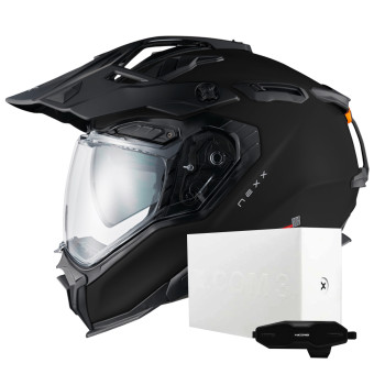 Casque Full Face Nexx X.WED3 Plain Black Matt + X.COM 3 Casque Full Face Nexx X.WED3 Plain Black Matt + X.COM 3