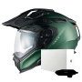 Casque Full Face Nexx X.WED3 Plain Forest Matt + X.COM 3 Pro