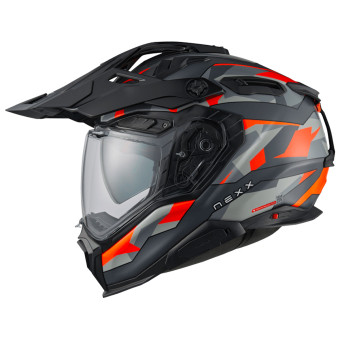 Casque Full Face Nexx X.WED3 Trailmania Grey Orange Matt Casque Full Face Nexx X.WED3 Trailmania Grey Orange Matt