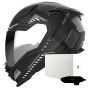 Casque Full Face Nexx X.WST3 Fluence Black Silver Matt + X.COM 3 Pro