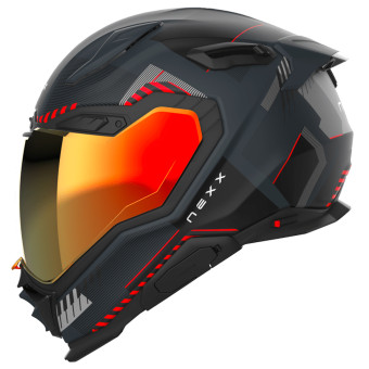 Casque Full Face Nexx X.WST3 Fluence Grey Red Matt Casque Full Face Nexx X.WST3 Fluence Grey Red Matt