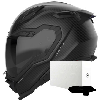 Casque Full Face Nexx X.WST3 Zero Pro Carbon Matt + X.COM 3 Pro Casque Full Face Nexx X.WST3 Zero Pro Carbon Matt + X.COM 3 Pro