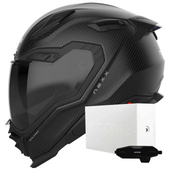Casque Full Face Nexx X.WST3 Zero Pro Carbon Matt + X.COM 3 Casque Full Face Nexx X.WST3 Zero Pro Carbon Matt + X.COM 3
