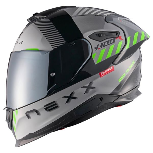 Full Face Nexx Y.100R Fade Grey Black