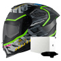 Casque Full Face Nexx Y.100R Urbangram Black Matt + X.COM 3 Pro