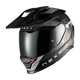 Casque Full Face Nexx Y.Travl Primal Black Grey Mat