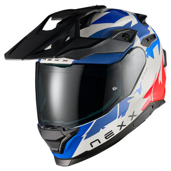 Casque Full Face Nexx Y.Travl Primal Blue Red