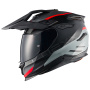 Casque Full Face Nexx Y.Travl Quest Black Red Mat