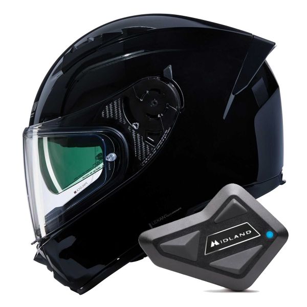 Full Face Nolan N60-6 Classico 301 + Kit Bluetooth BT Mini