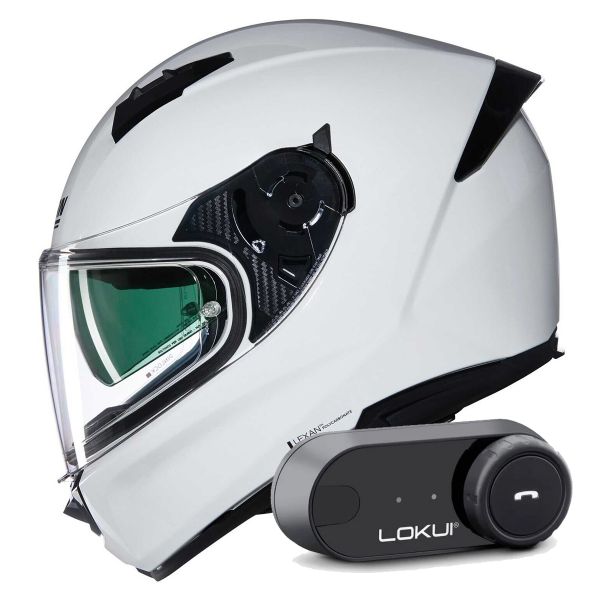 Full Face Nolan N60-6 Classico 305 + Kit Bluetooth Lokui K30