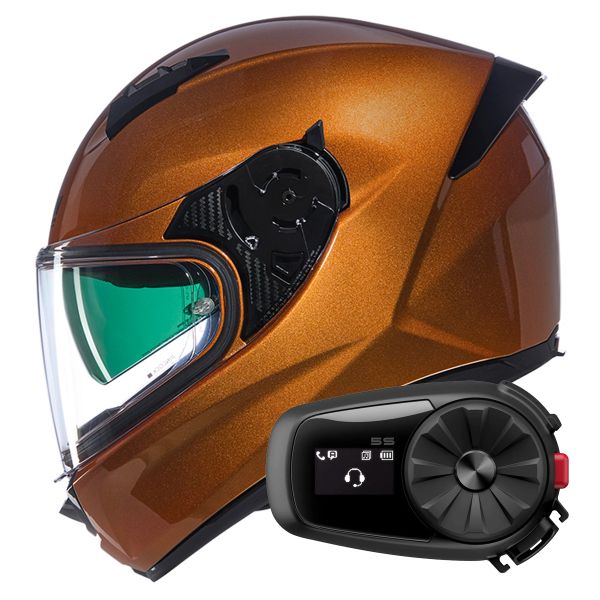 Full Face Nolan N60-6 Classico Nobile 318 + Kit Bluetooth 5S Solo