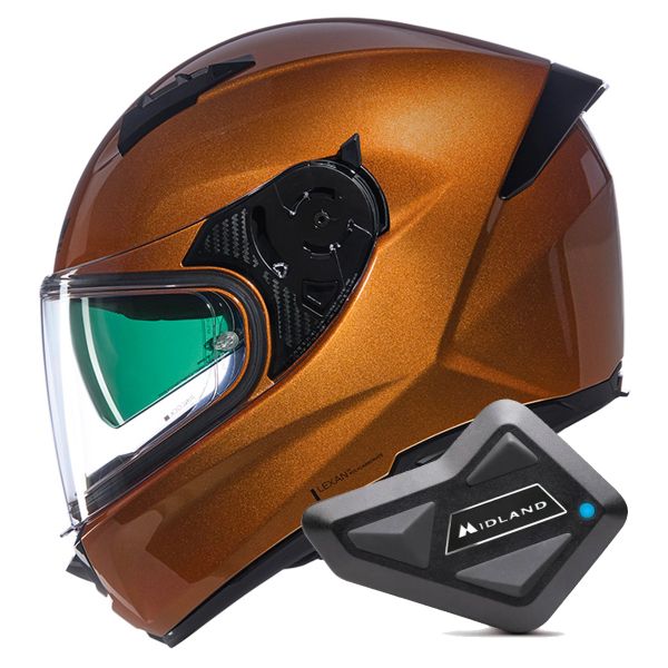 Full Face Nolan N60-6 Classico Nobile 318 + Kit Bluetooth BT Mini