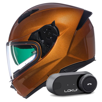 Full Face Nolan N60-6 Classico Nobile 318 + Kit Bluetooth Lokui K30