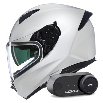 Full Face Nolan N60-6 Classico Nobile 320 + Kit Bluetooth Lokui K30