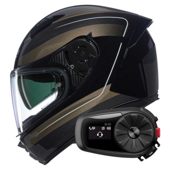 Full Face Nolan N60-6 Ermetico 344 + Kit Bluetooth 5S Solo