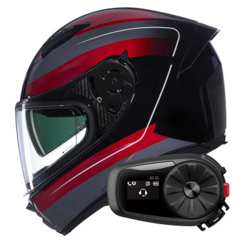 Full Face Nolan N60-6 Ermetico 345 + Kit Bluetooth 5S Solo