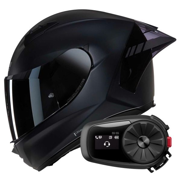 Full Face Nolan N60-6 Sport Argento 333 + Kit Bluetooth 5S Solo