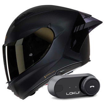 Full Face Nolan N60-6 Sport Aureo 331 + Kit Bluetooth Lokui K30