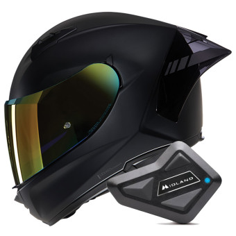 Full Face Nolan N60-6 Sport Irido 334 + Kit Bluetooth BT Mini