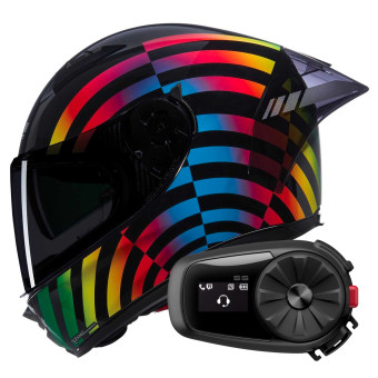 Full Face Nolan N60-6 Sport Policromo 343 + Kit Bluetooth 5S Solo