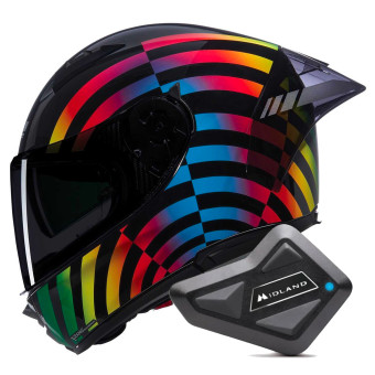 Full Face Nolan N60-6 Sport Policromo 343 + Kit Bluetooth BT Mini