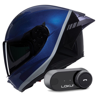 Full Face Nolan N60-6 Sport Verniciatura Speciale 346 + Kit Bluetooth Lokui K30