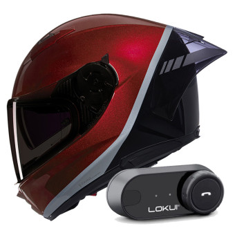 Full Face Nolan N60-6 Sport Verniciatura Speciale 349 + Kit Bluetooth Lokui K30