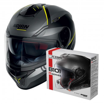 Full Face Nolan N80-8 Astute N-Com 25 + Kit Bluetooth B101R