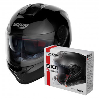 Full Face Nolan N80-8 Classic N-Com Black 3 + Kit Bluetooth B101R