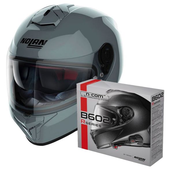 Full Face Nolan N80-8 Classic N-Com Slate Grey 8 + Kit Bluetooth B602R