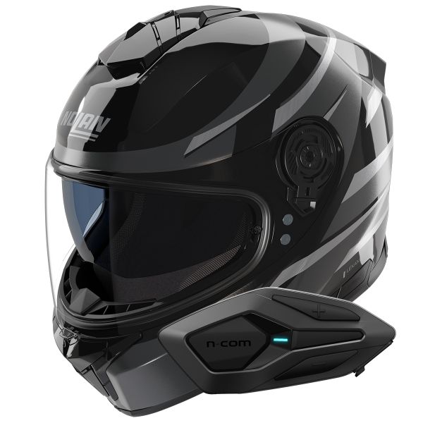 Full Face Nolan N80-8 Fervo 356 + Kit Bluetooth N-Com Bluetooth+