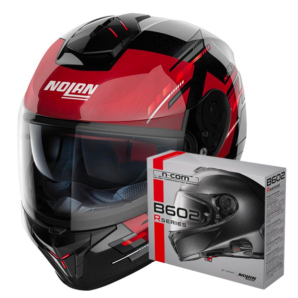 Full Face Nolan N80-8 Meteor N-Com 68 + Kit Bluetooth B602R