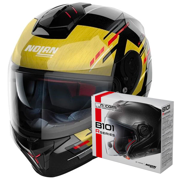 Full Face Nolan N80-8 Meteor N-Com 69 + Kit Bluetooth B101R